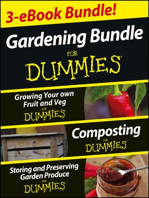 cover image of Gardening For Dummies Three e-book Bundle